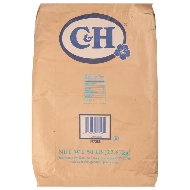 C&H Powdered Sugar, 50 lbs