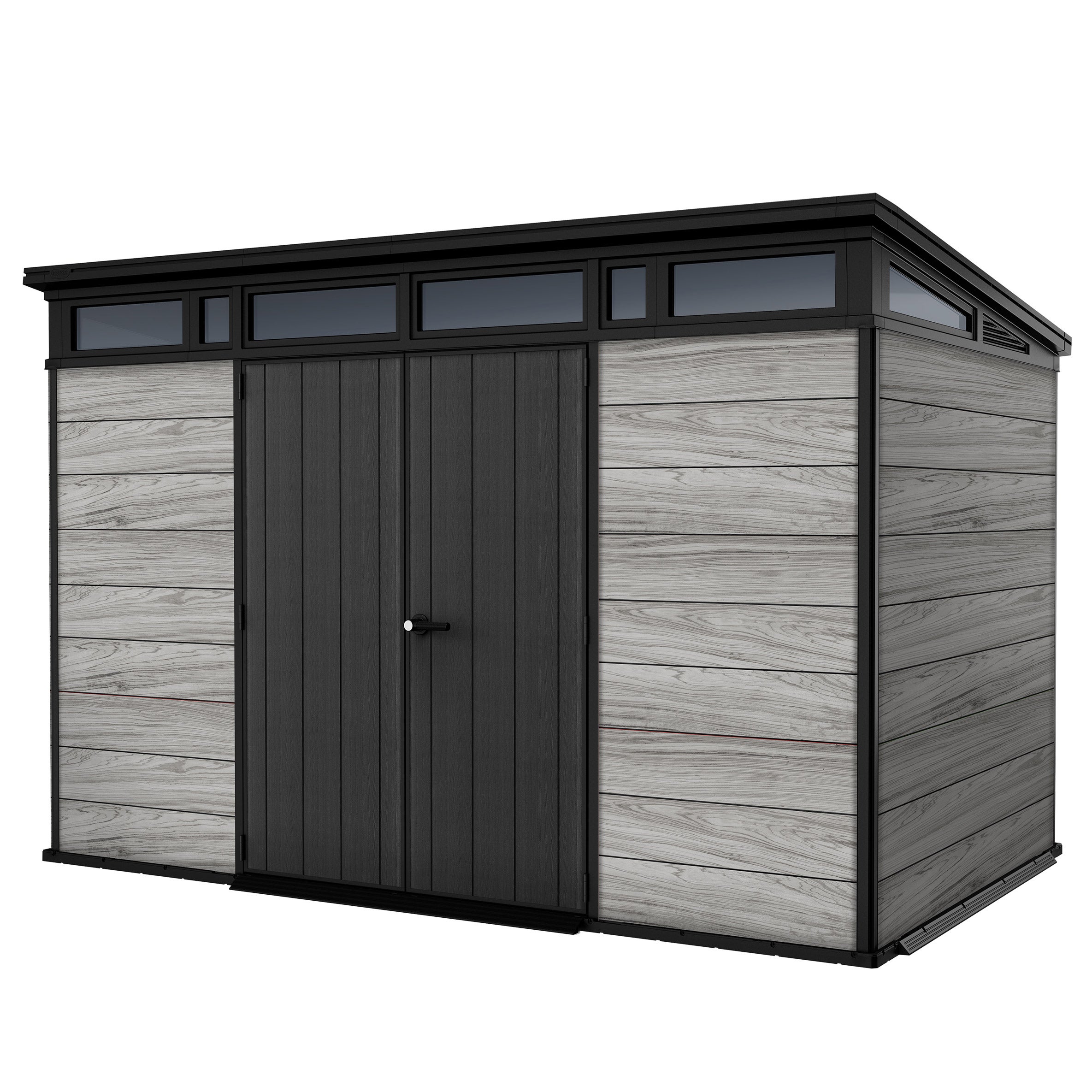 Keter DecoCoat 11 ft. x 7 ft. Shed | Costco