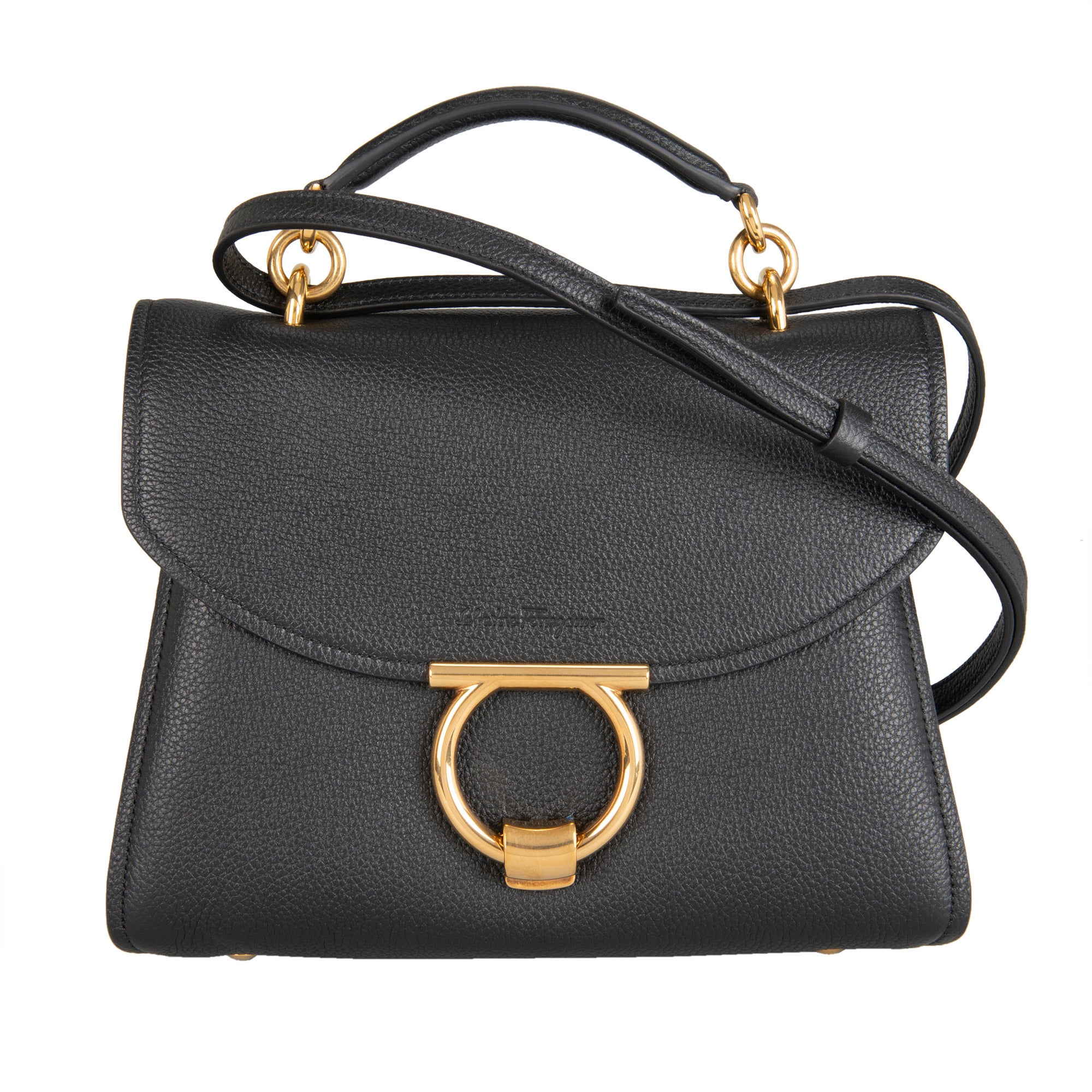 Ferragamo Gancini Bag Nero, Black | Costco