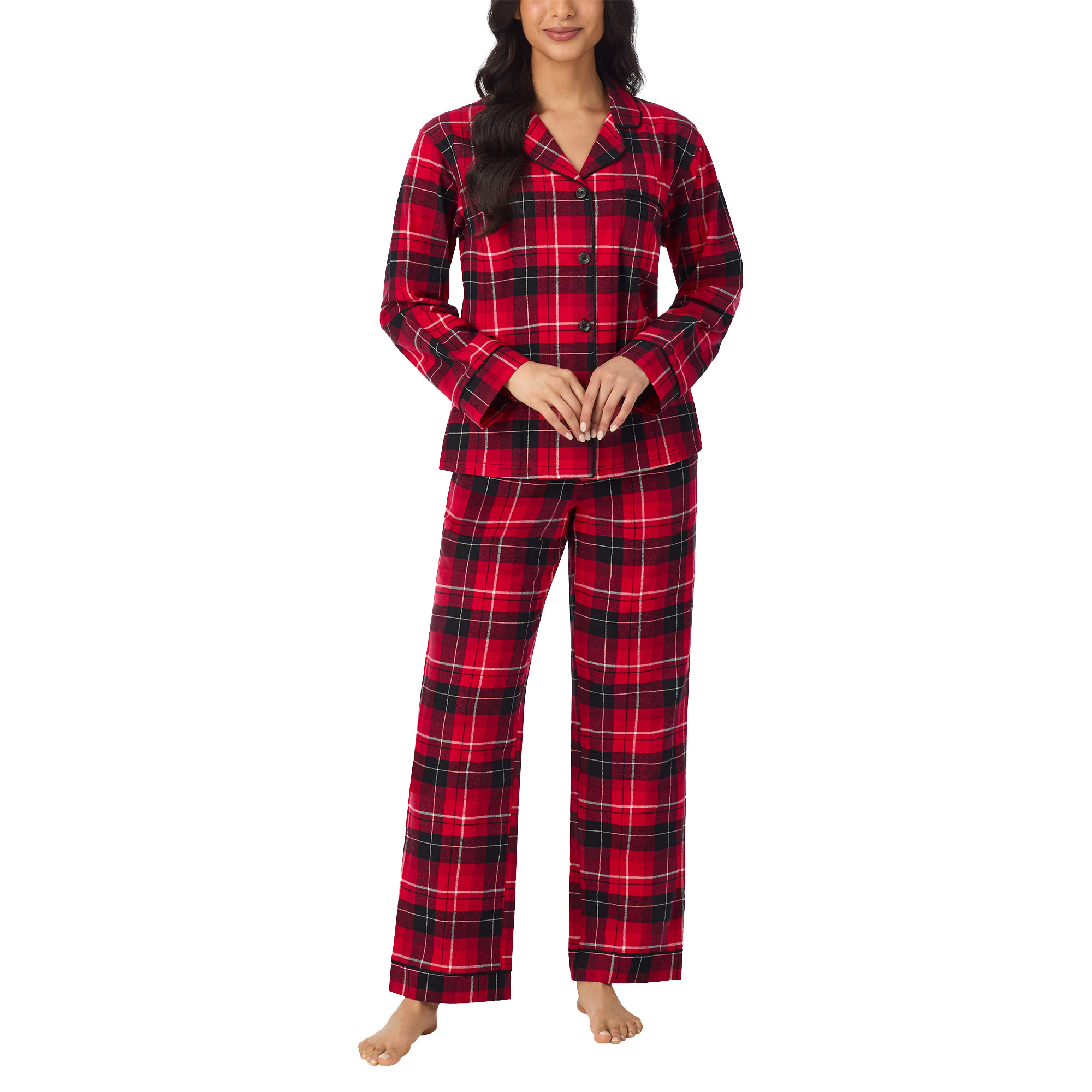 Bedhead Women's Cotton Flannel Pajama Set, 2-piece