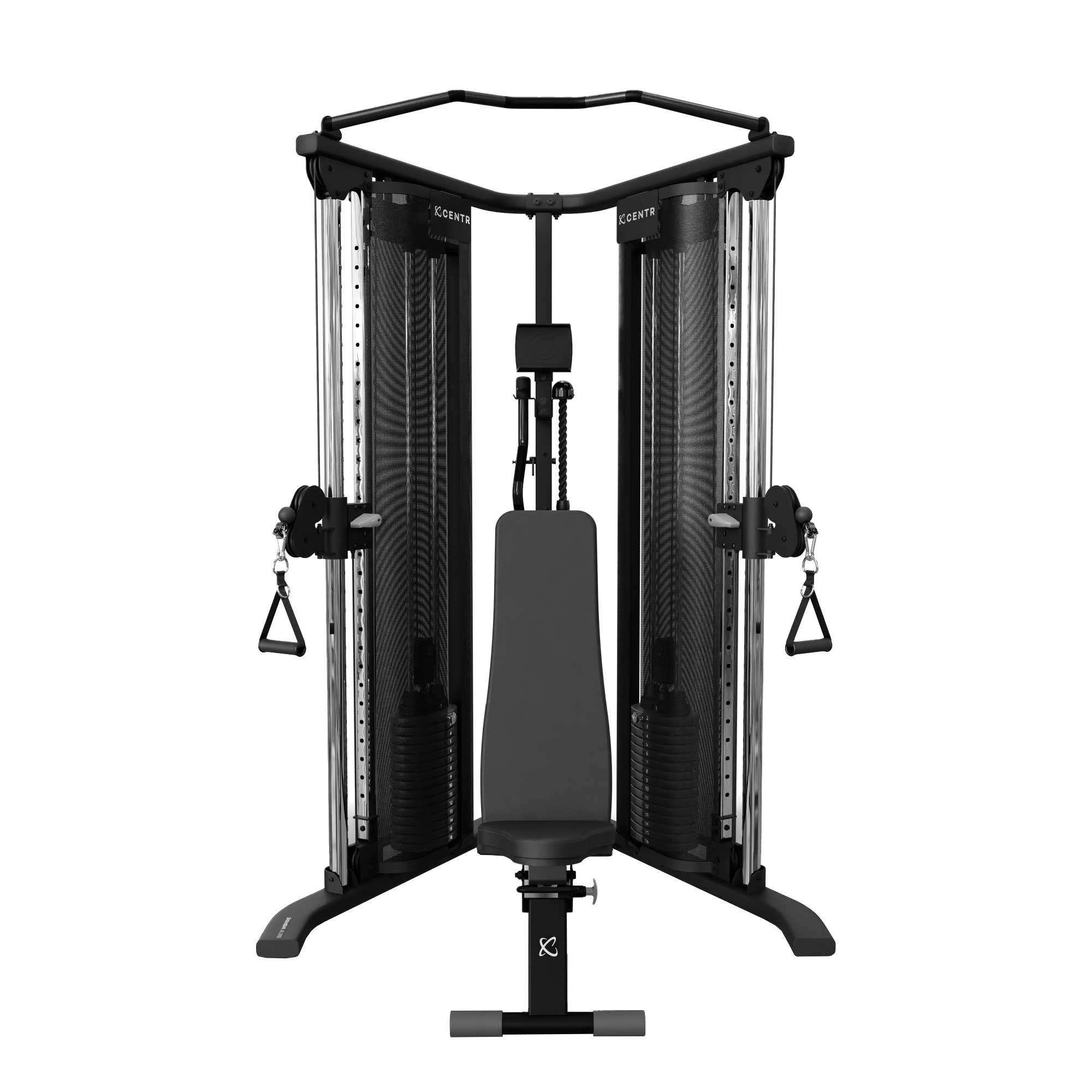 Centr 2 by Inspire FTX Functional Trainer with Folding Bench | Costco