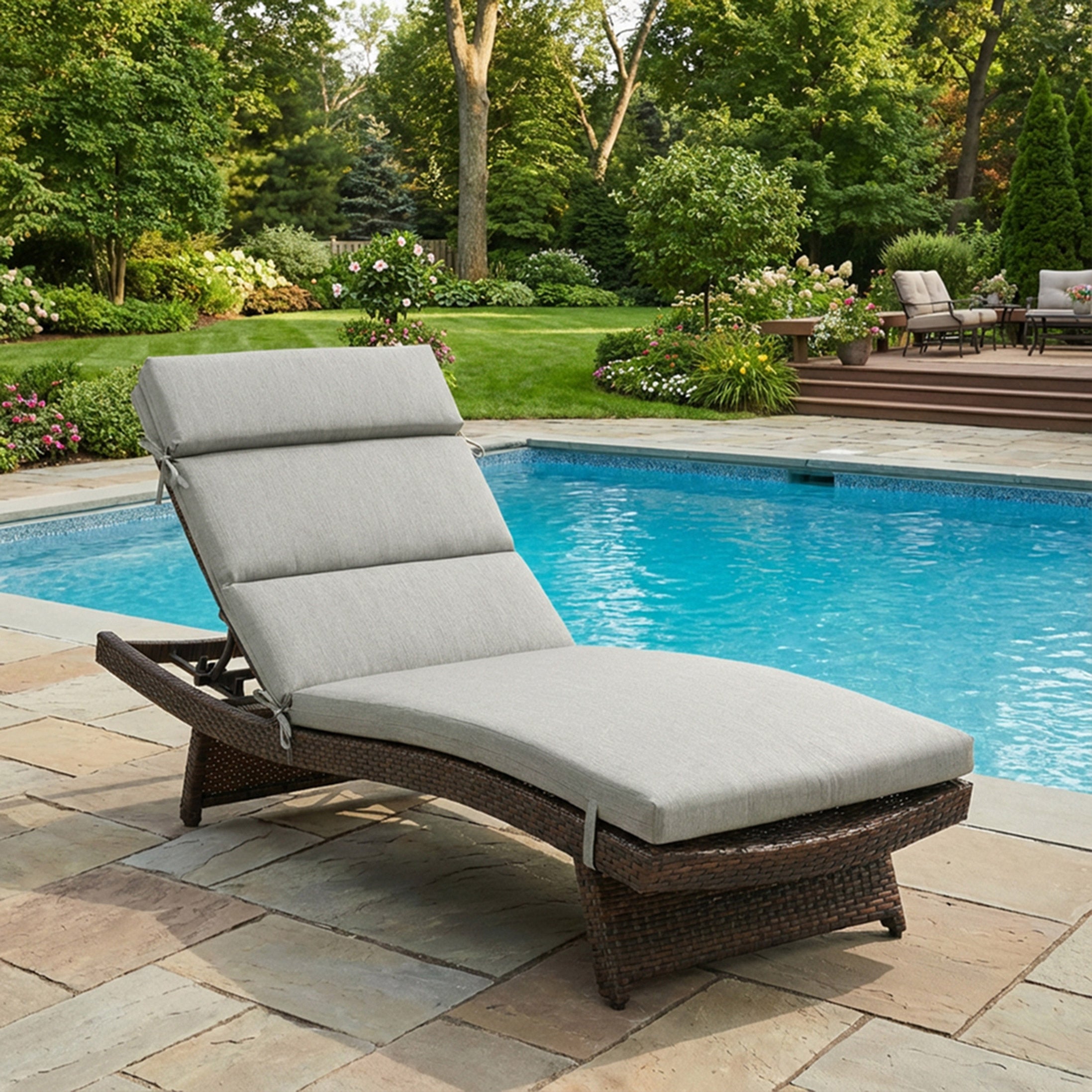 Outdoor Cushion, 2-pack - Gray