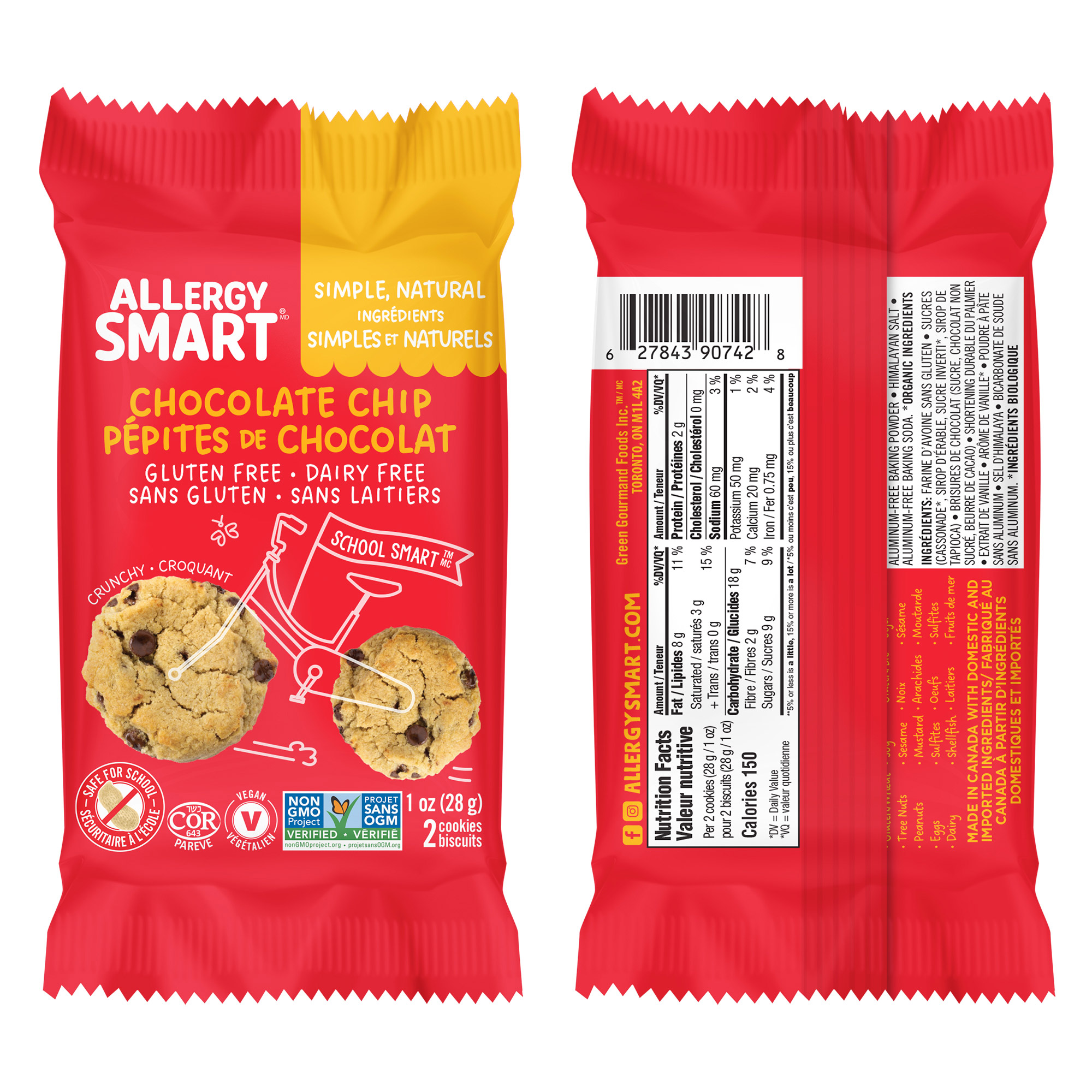 Allergy Smart Cookies​, ​48 x 28 g