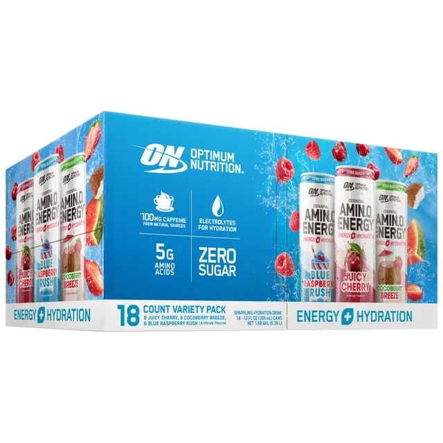 OPTIMUM NUTRITION AMINO ENERGY 18/12 OUNCE CANS