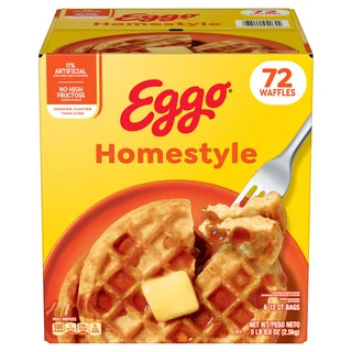 Eggo Homestyle Waffles, 72-count