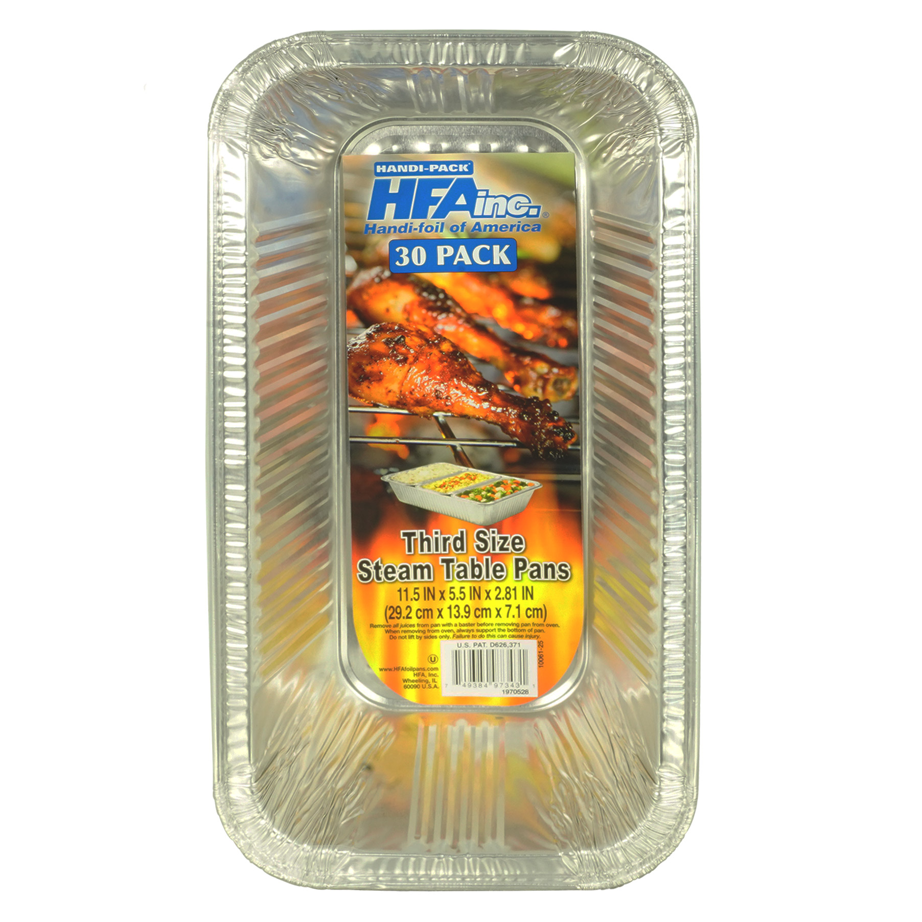 HFA Third Size Steam Table Pans, 30-count | Costco
