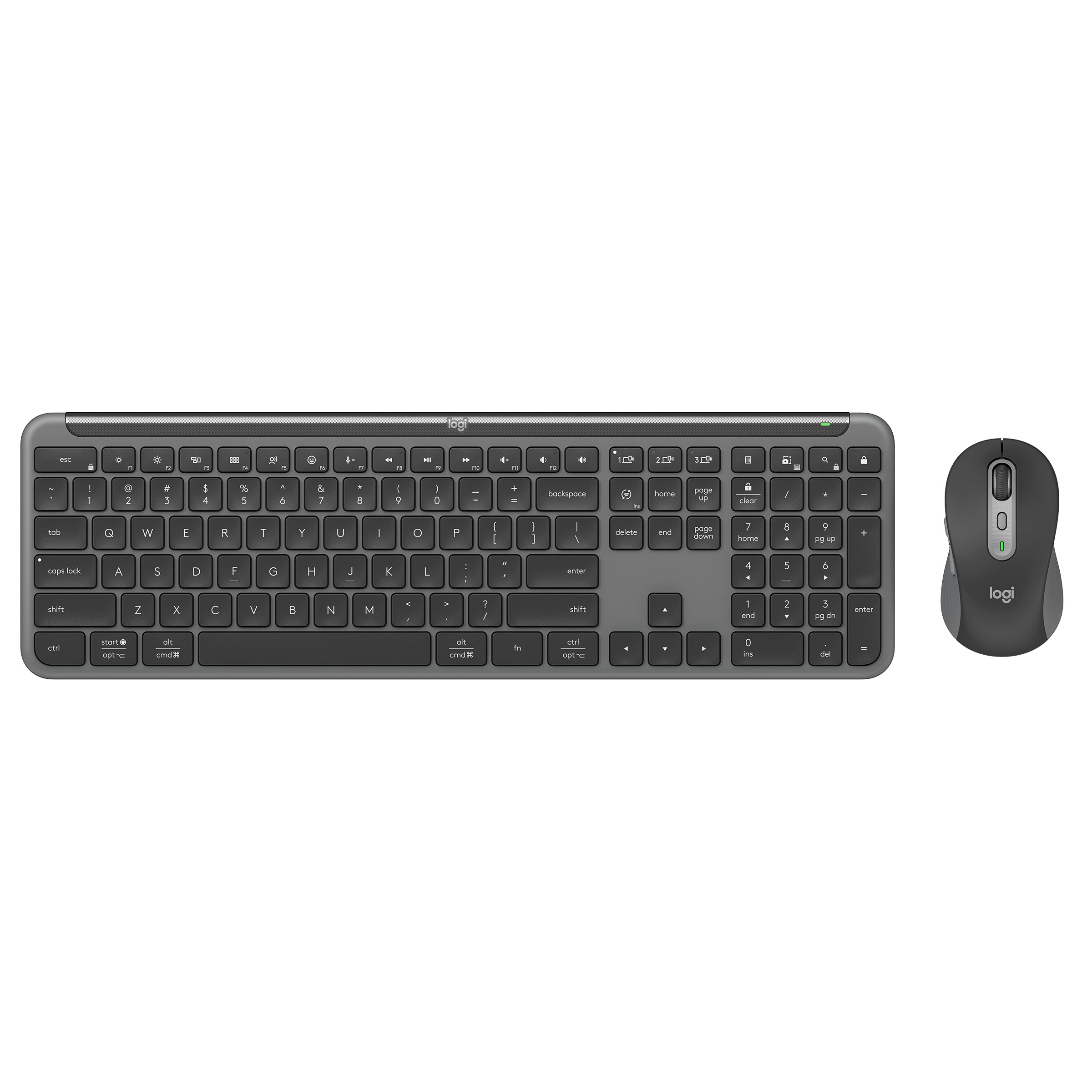 Logitech MK950 Signature Slim English Wireless Keyboard and Mouse Combo