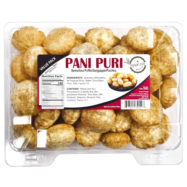FRONTIER BAKERY PANI PURI 3/7.05 OZ (1.32 LBS)