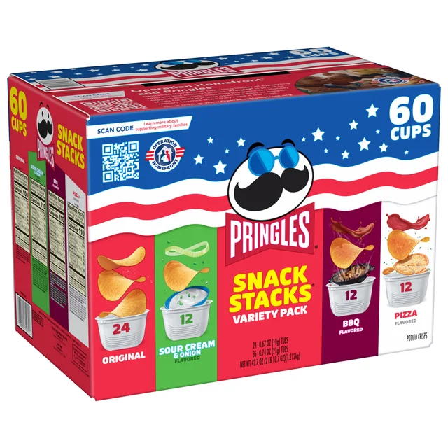 PRINGLES SUMMER VARIETY 60 PACK