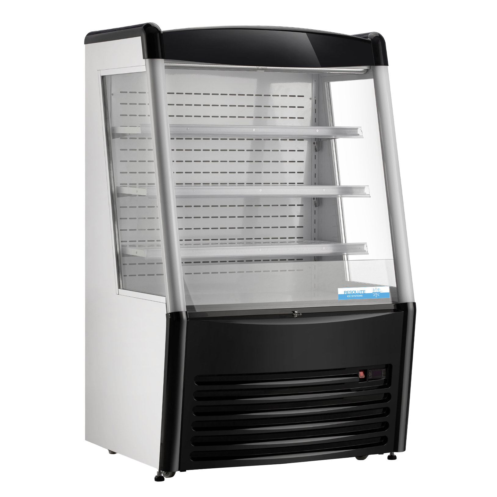 Eurodib 36 in. 13.8 cu ft. Commercial Refrigerated Beverage Merchandiser with Retractable Front Curtain