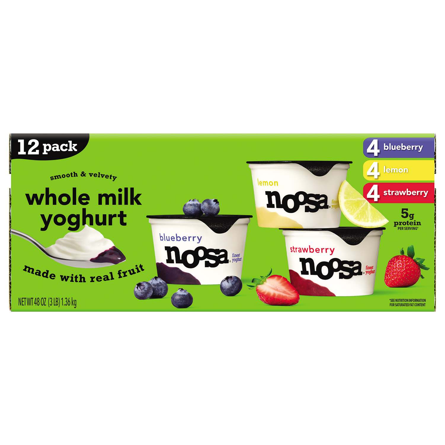 Noosa Yoghurt Variety Pack, 4 oz, 12-count | Costco