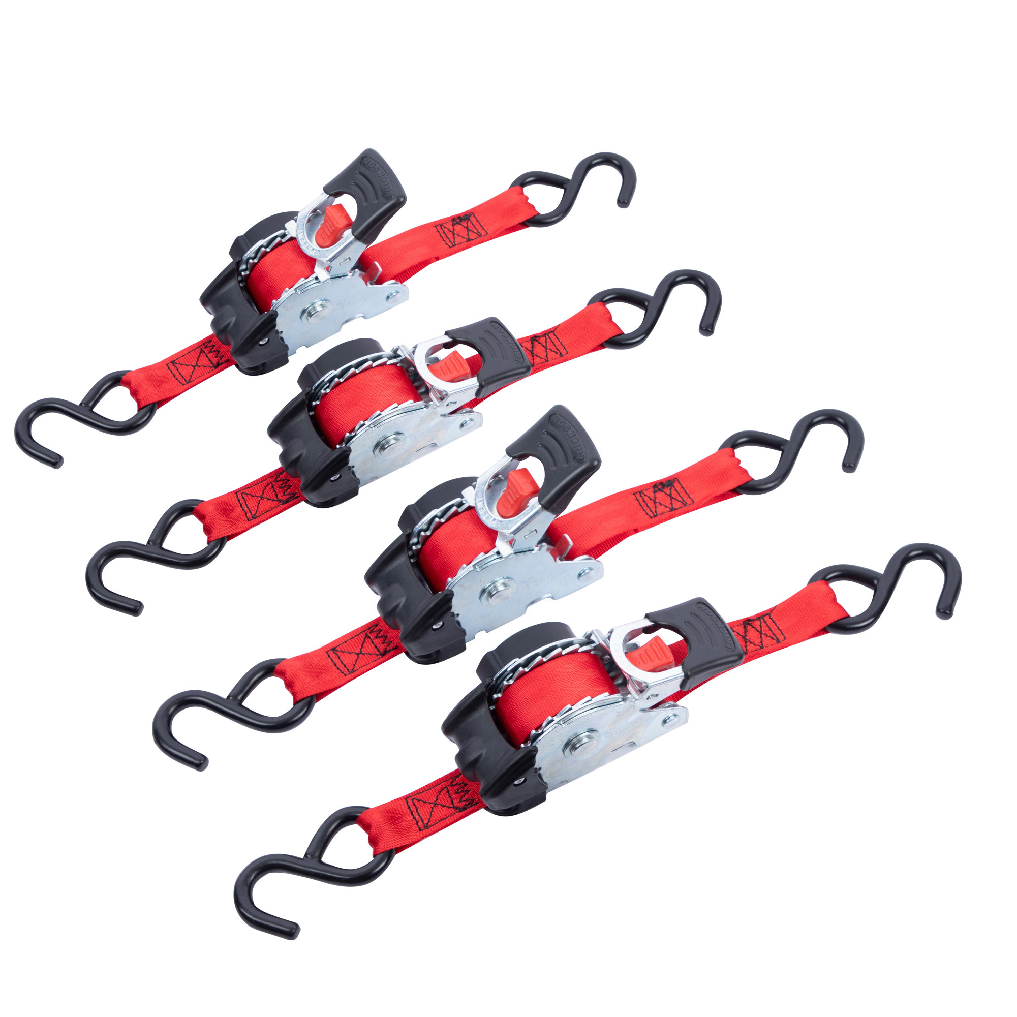 Erickson Retractable Ratchet Straps 4-pack