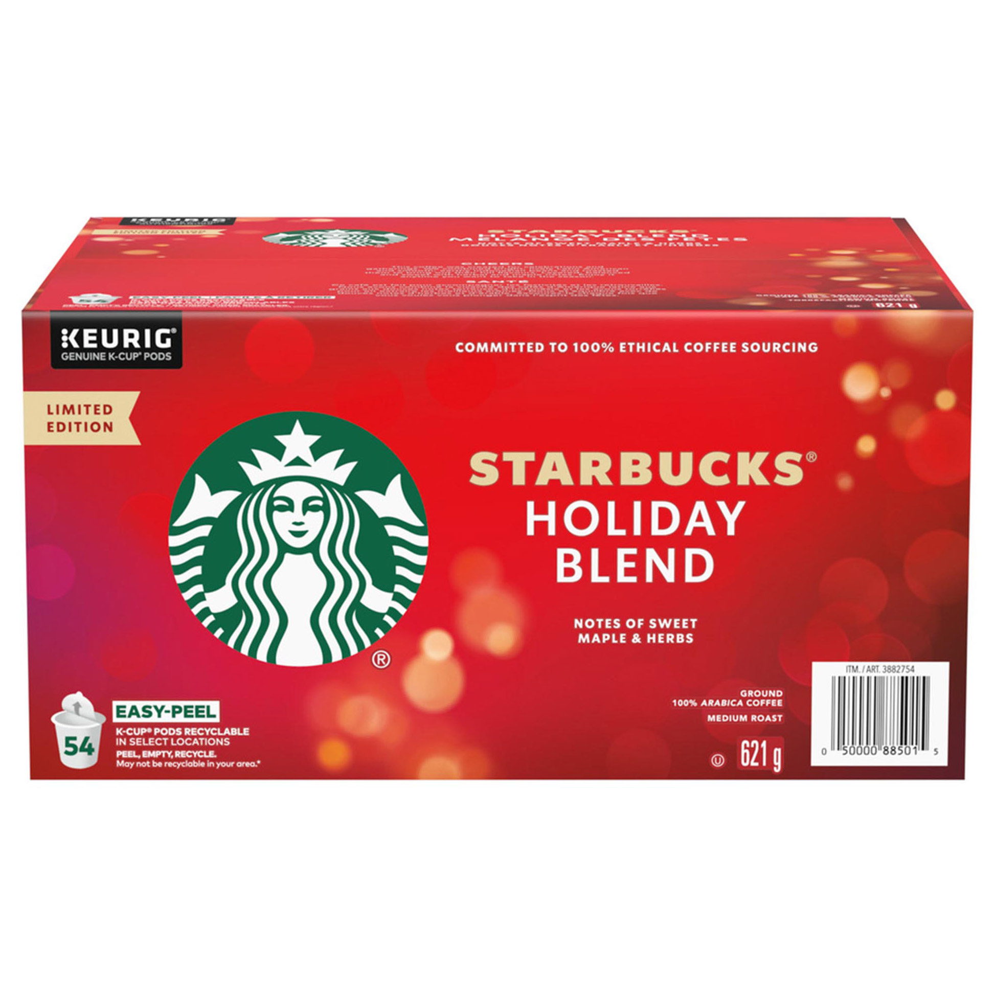 Starbucks Holiday Blend K-Cup, 54-count