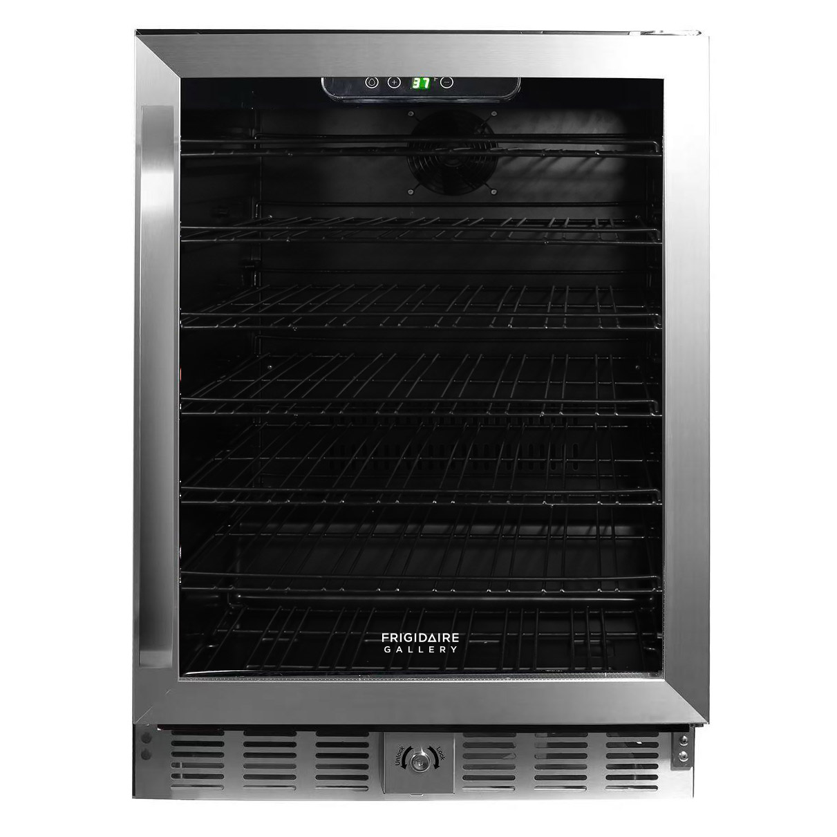 Frigidaire Gallery 24 in. 5.1 cu ft. 56-bottle Stainless Steel Built-in Wine Cooler