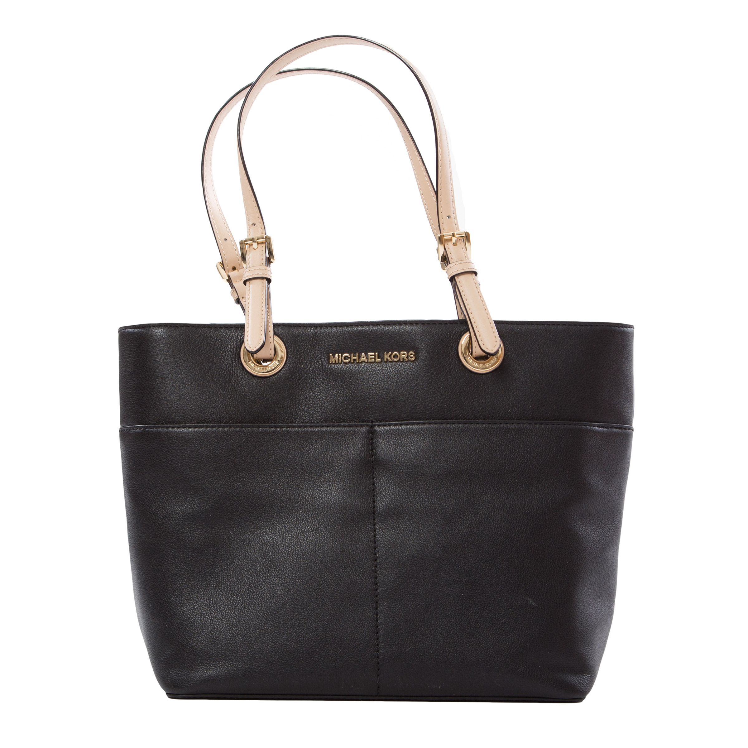 Michael Kors Bedford Top Zip Pocket Tote Bag, Black | Costco