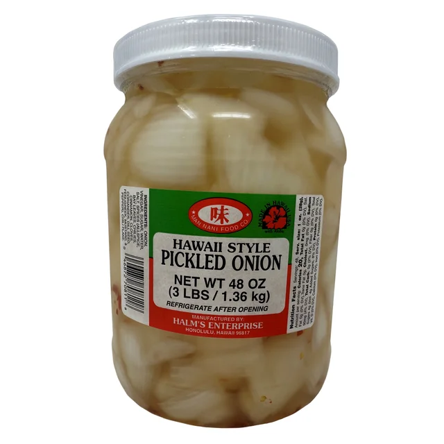 MAN NANI FOOD CO. PICKLED ONION 48 OZ