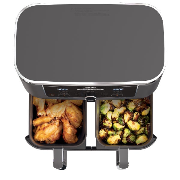 Ninja Foodi 6-in-1 10-qt. XL 2-Basket Air Fryer with Ninja Foodi 6-in-1 10-qt. XL 2-Basket Air Fryer with