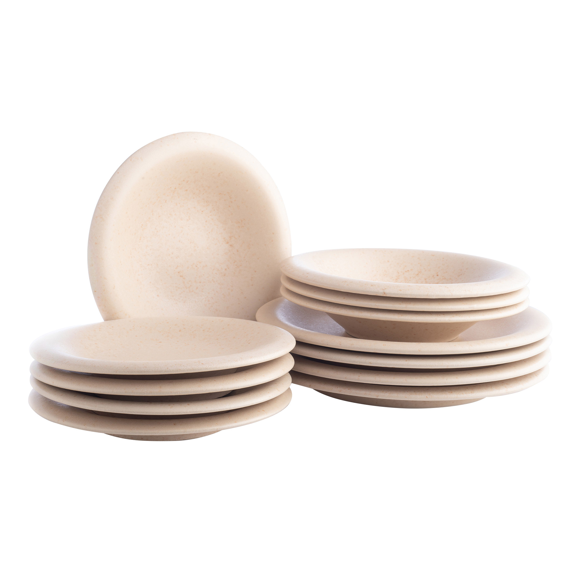 Stone Lain Aro Stoneware Dinnerware Set, 12-pieces