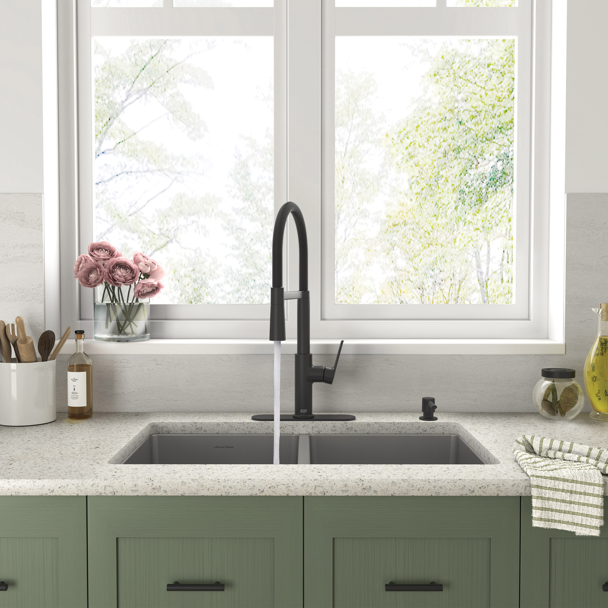 American Standard Porcini Semi-Pro Kitchen Faucet 																		 																				