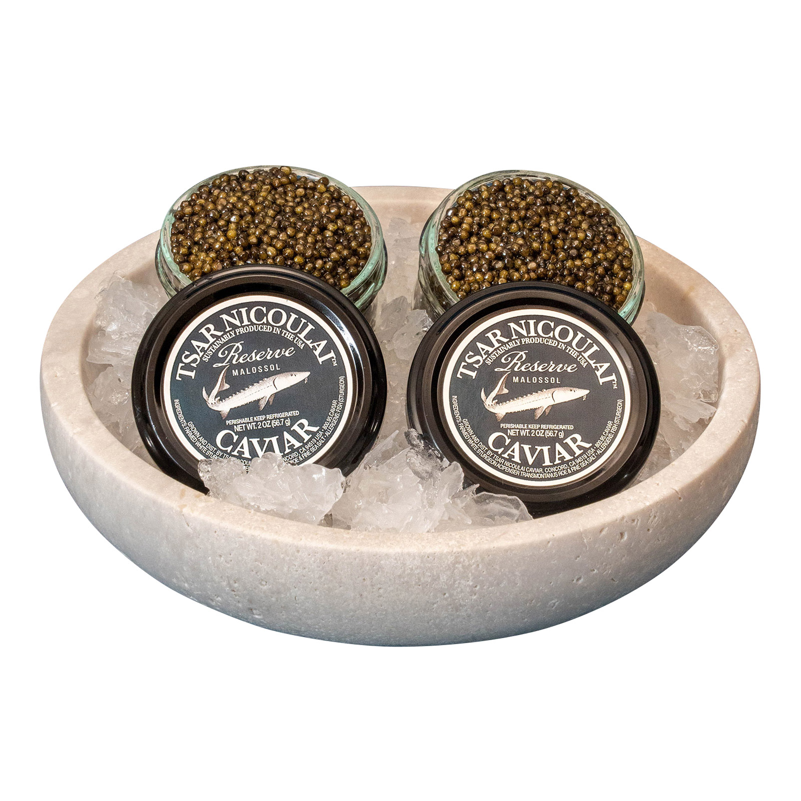 Tsar Nicoulai Reserve Caviar 2oz  2-pack  4oz Total