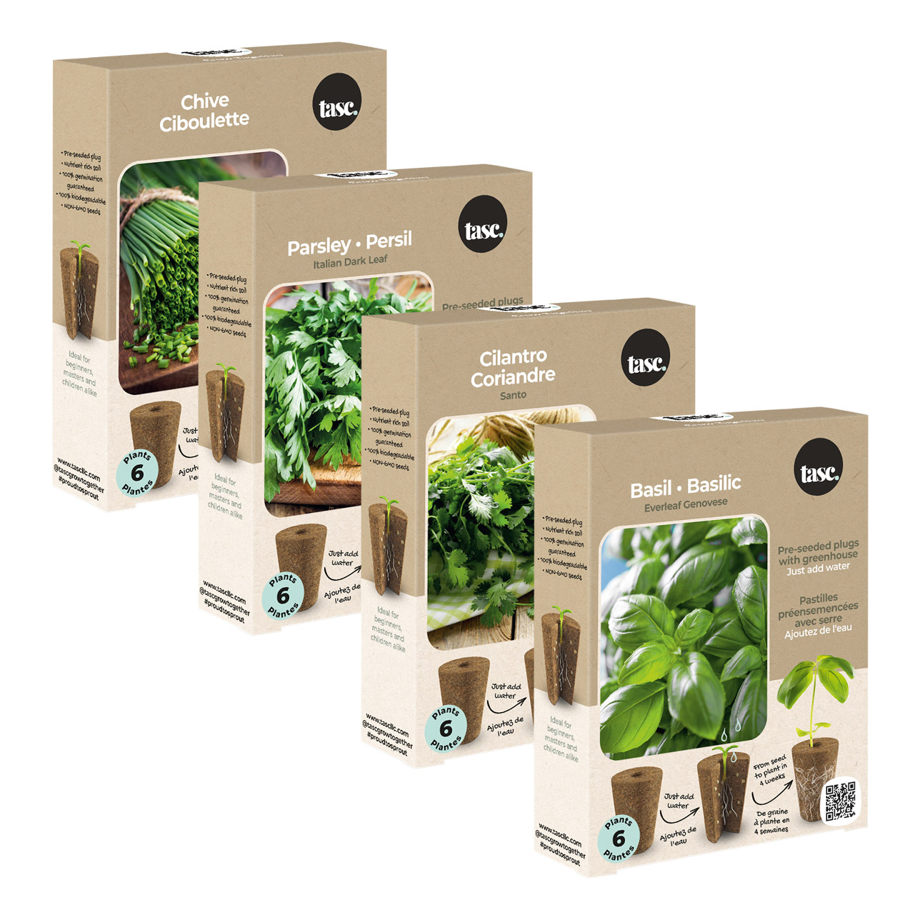 Herb Garden Seed Plug Pack - 4 kits | Costco