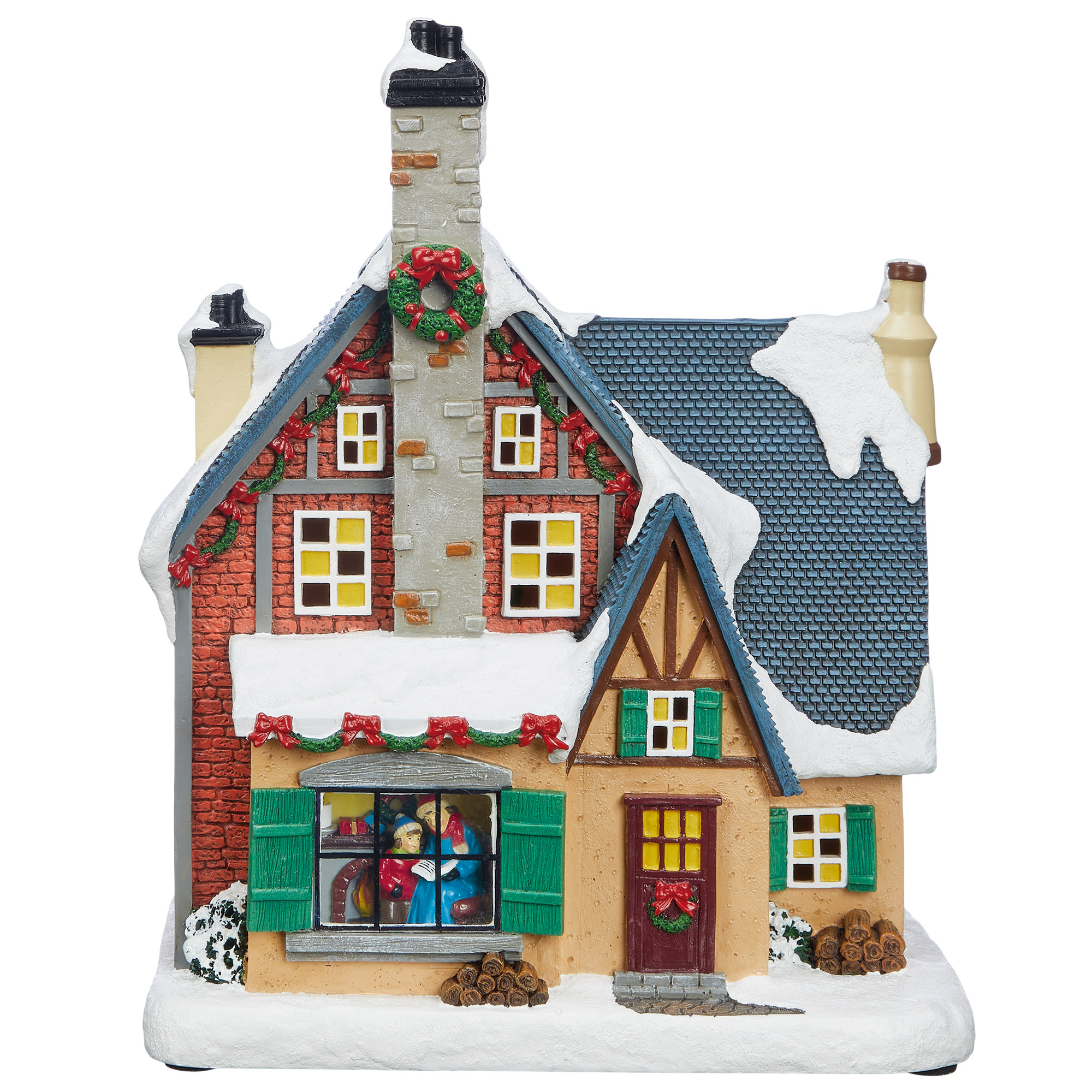 Christmas Village with Lights and Music 30 pieces | Costco