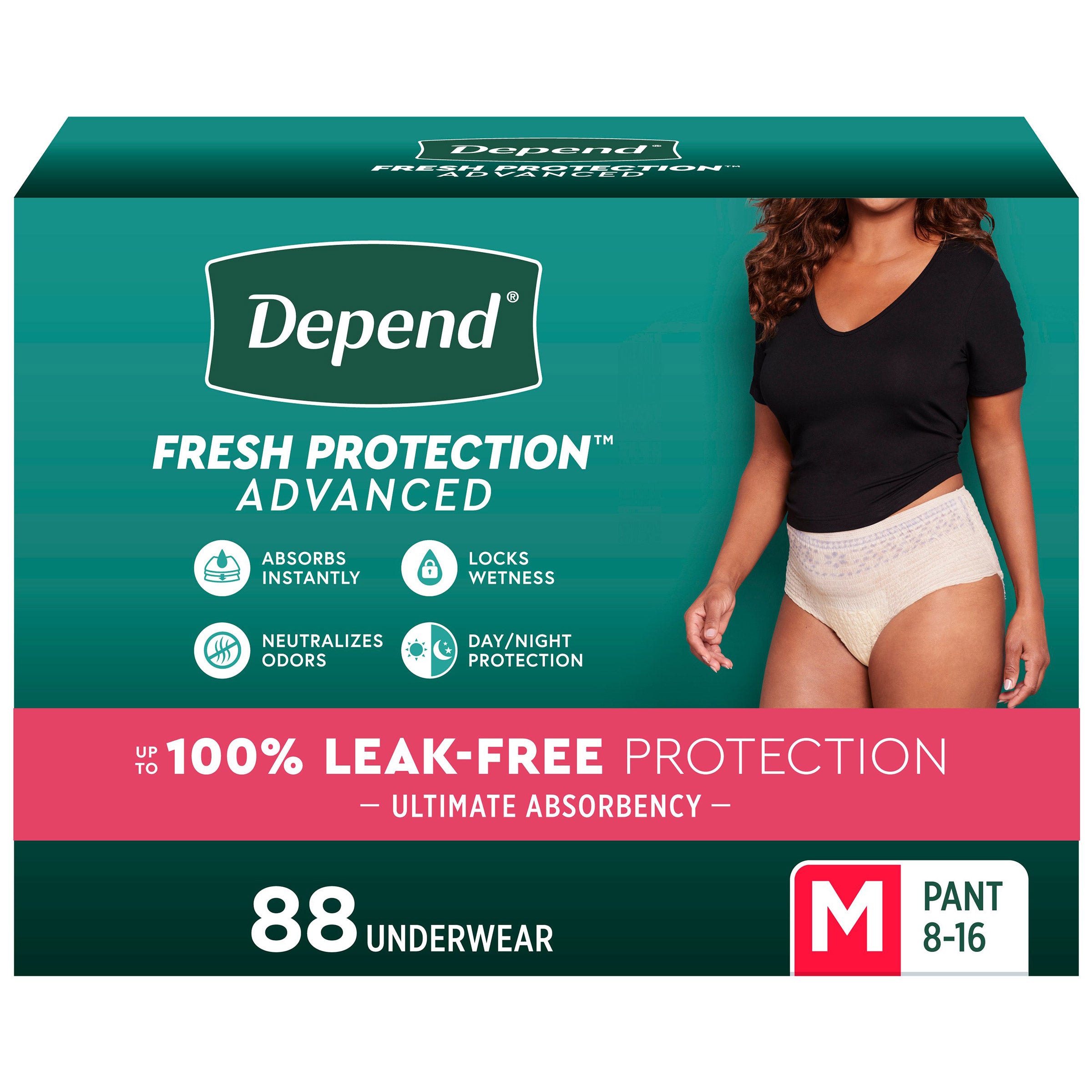 Brandclub - Depend Fresh Protection Advanced Incontinence Underwear for ...