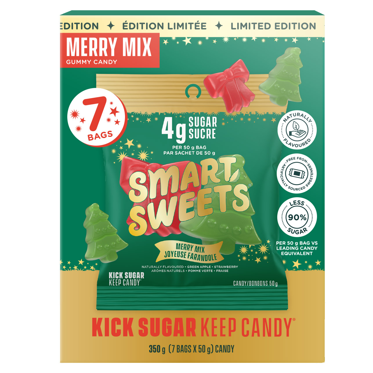 Smart Sweets Merry Mix, 7 × 50 g