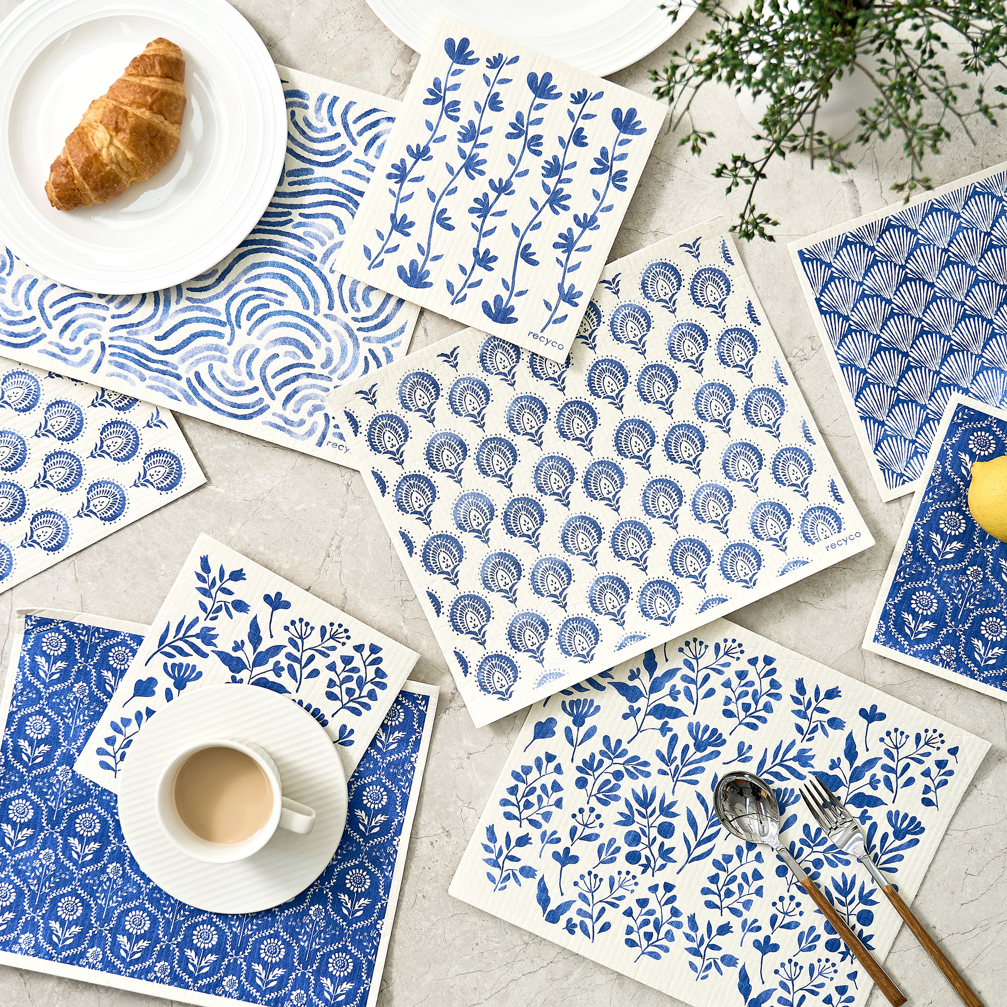 Recyco Swedish Dishcloths, 24-pack