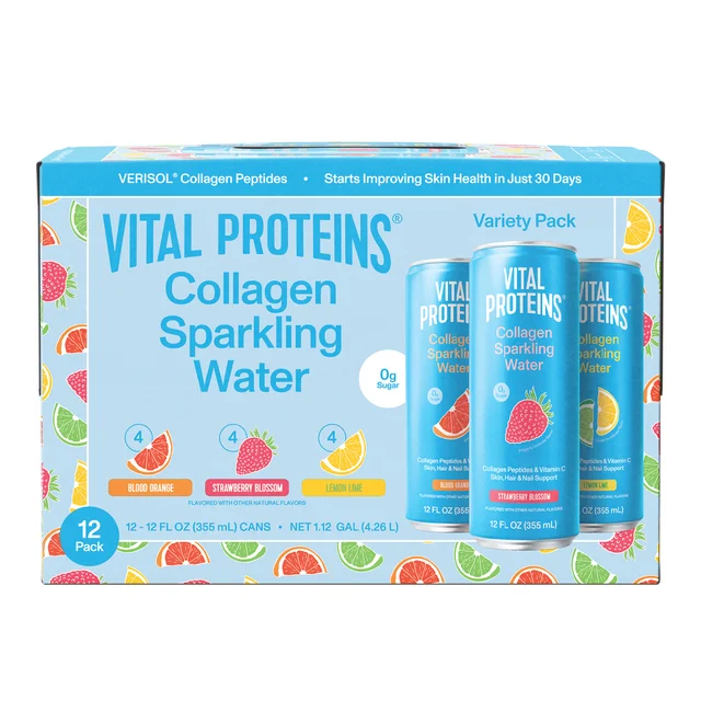 VITAL PROTEINS COLLAGEN SPARKLING WATER 12/12 OZ