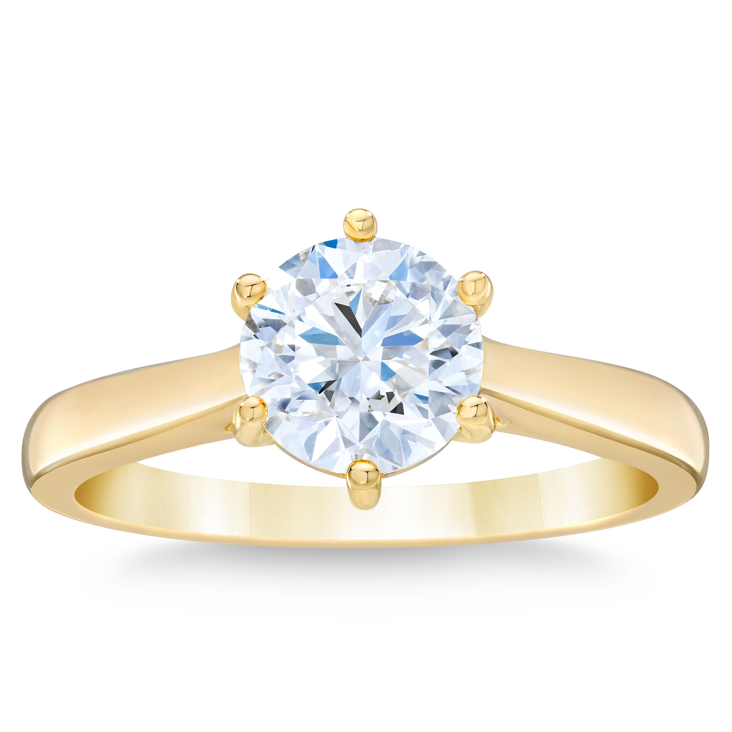 1.20 ct Round Brilliant Cut, Clarity VVS2, Colour H, Diamond Solitaire Ring