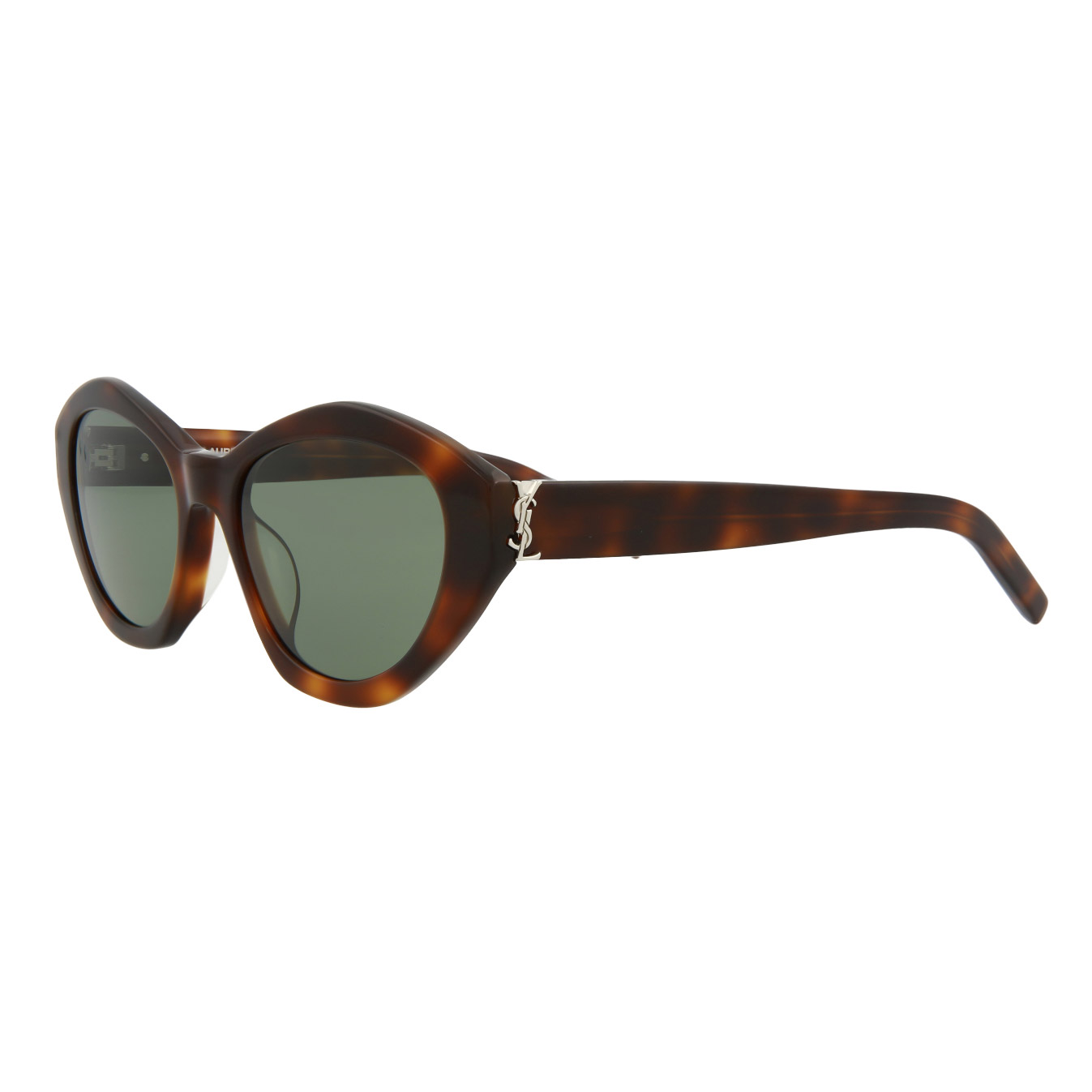 Saint Laurent SLM60 Havana Green Sunglasses | Costco