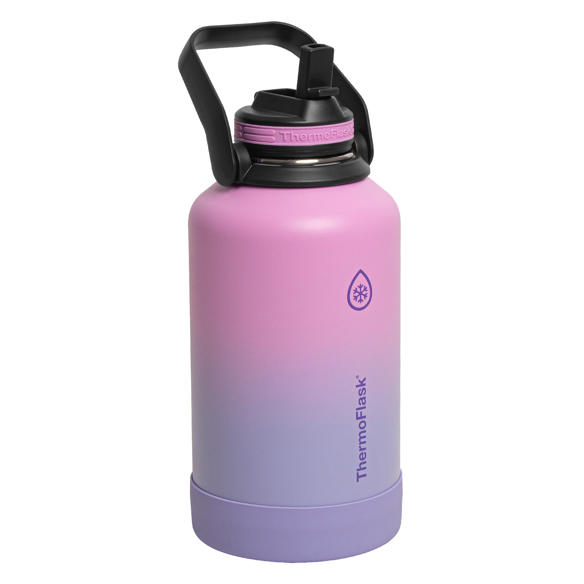 ThermoFlask 64 oz. Double Wall Insulated Stainless Steel Bottle with Straw Lid