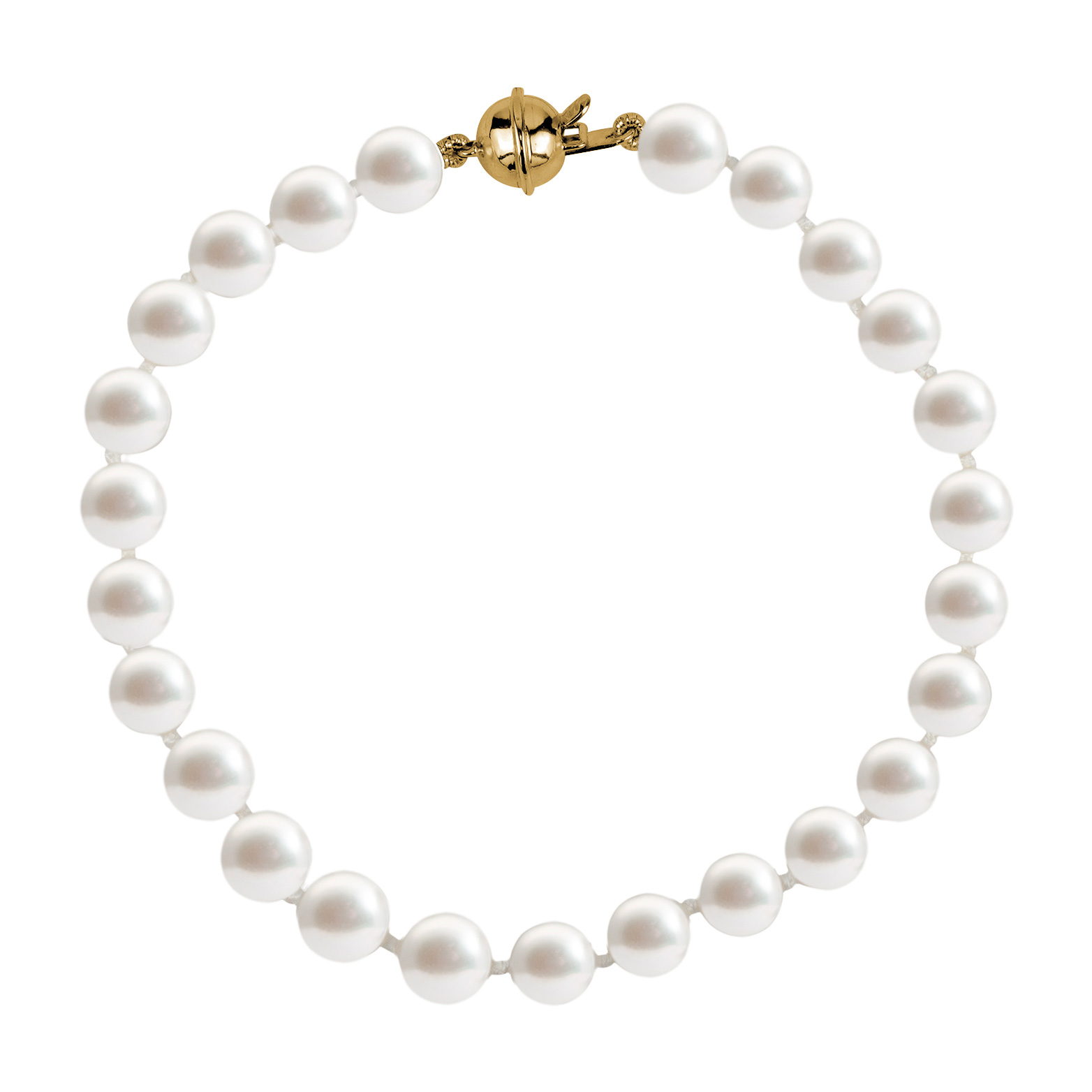 6.5 – 7 mm Cultured Akoya Pearl Bracelet