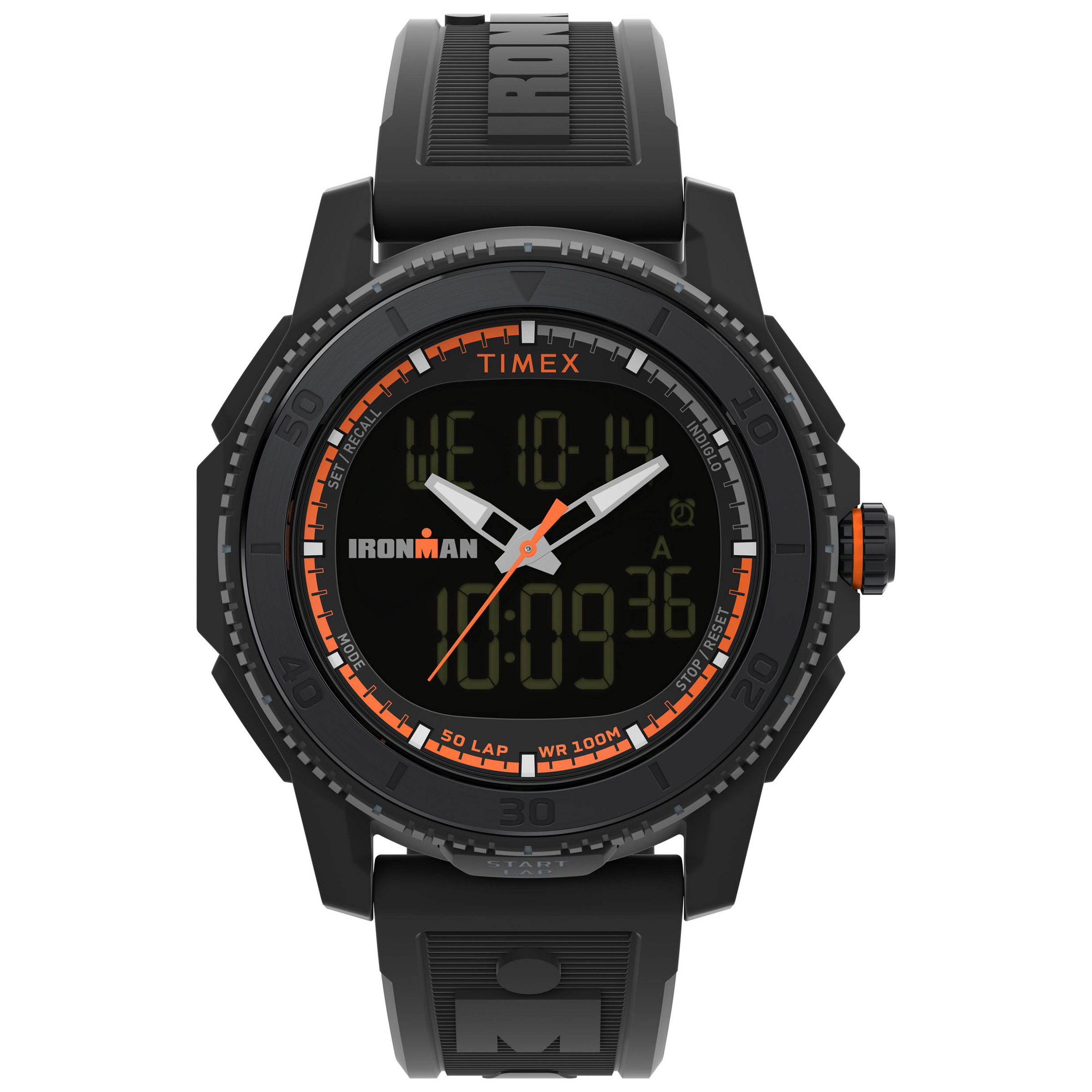 Timex Ironman Adrenaline Black Dial Mens Watch 