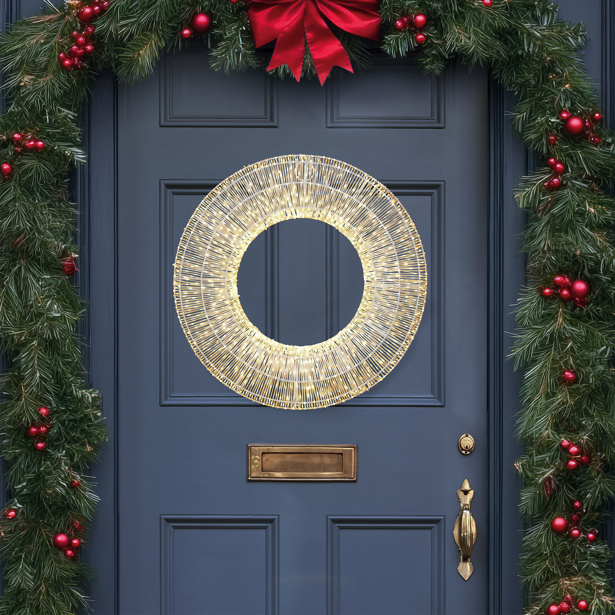 71 cm (28 in.) Holiday LED Wreath