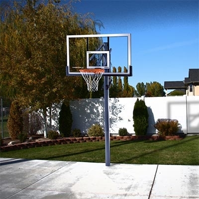 MINUS TIO BLOCK BASKET ミニュスティオ　ブロックバスケット Lifetime 137 cm (54-in.) In-ground Basketball System | Costco
