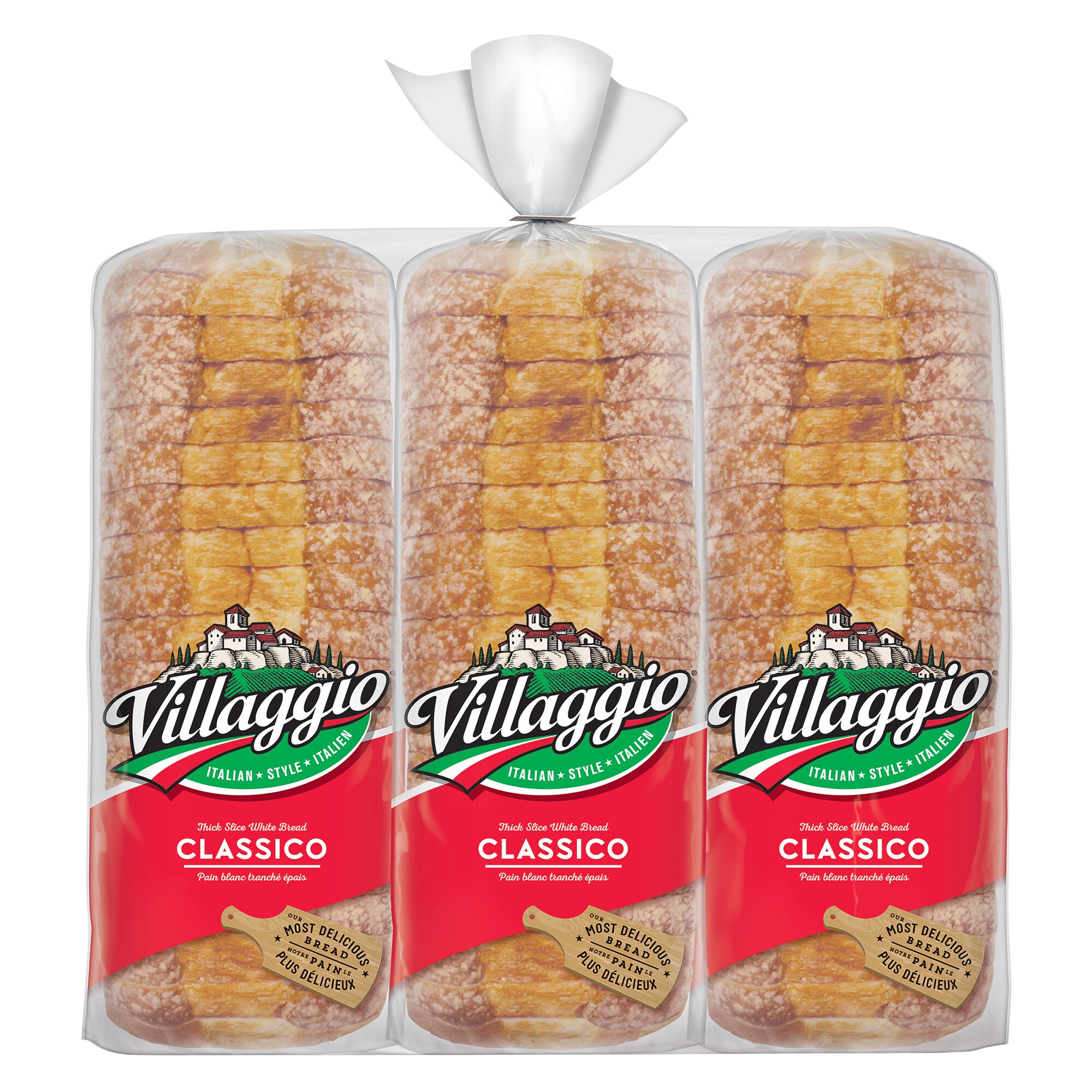 Villaggio White Bread, 3 × 510 g