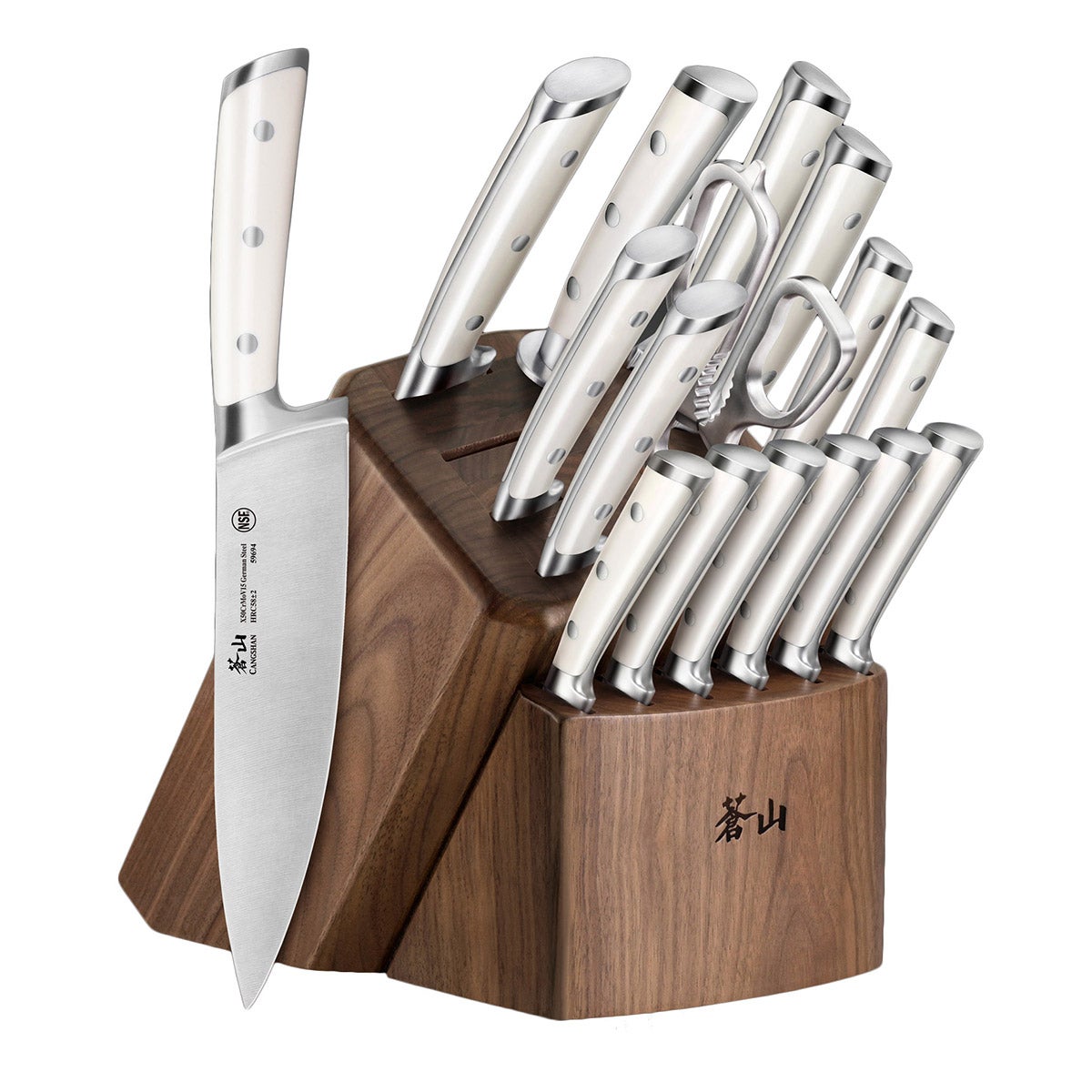 Cangshan S1 Series 17-piece Forged German Steel Knife | Costco