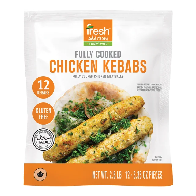 FRESH ADDITIONS CHICKEN KEBAB 12 CT / 3.3 OZ