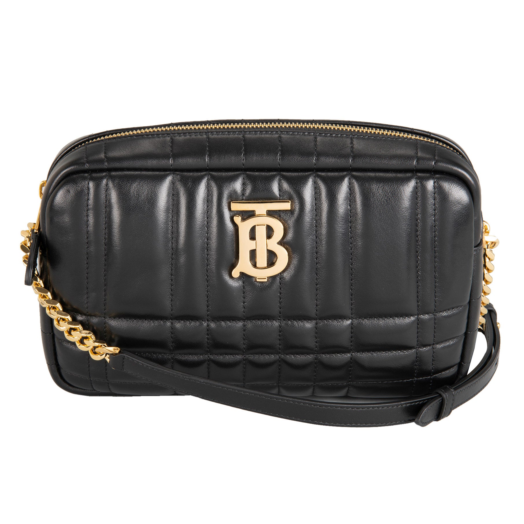 Burberry Small Lola Quilted Camera Bag, Black | Costco