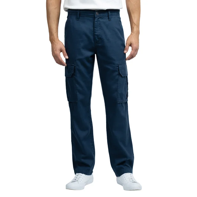 JACHS MEN'S LINEN BLEND CARGO PANT