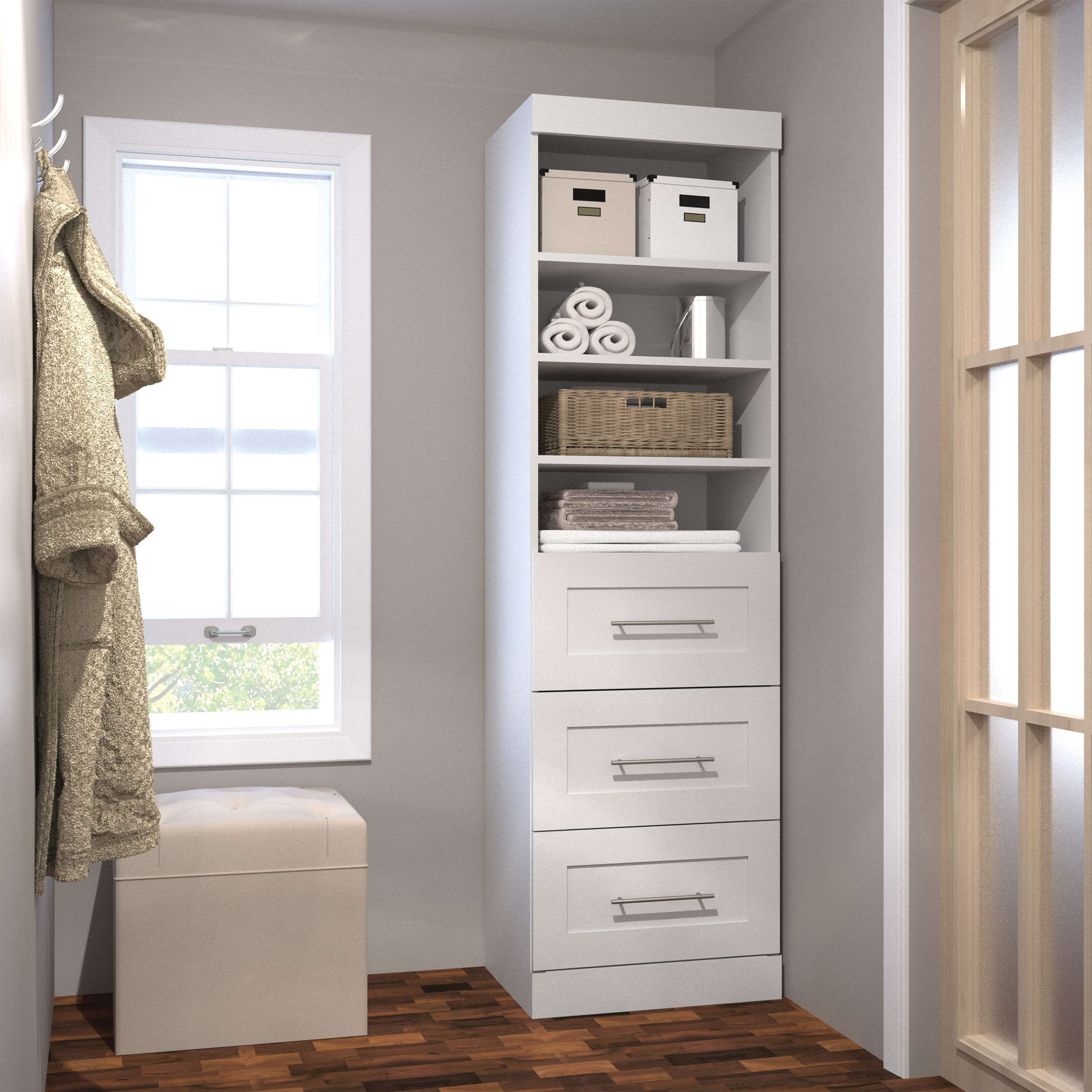 Bestar - Boutique 63.5 cm (25 in.) Storage unit with drawers