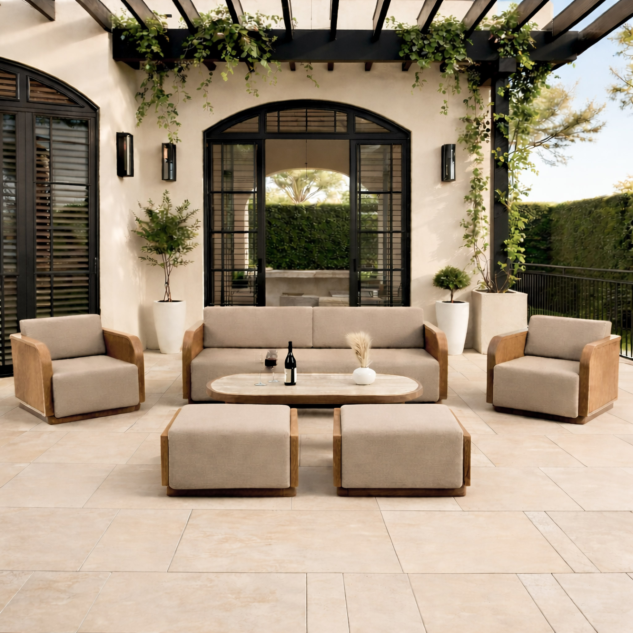 Mode Roma Patio Seating Set - Thumbnail 3