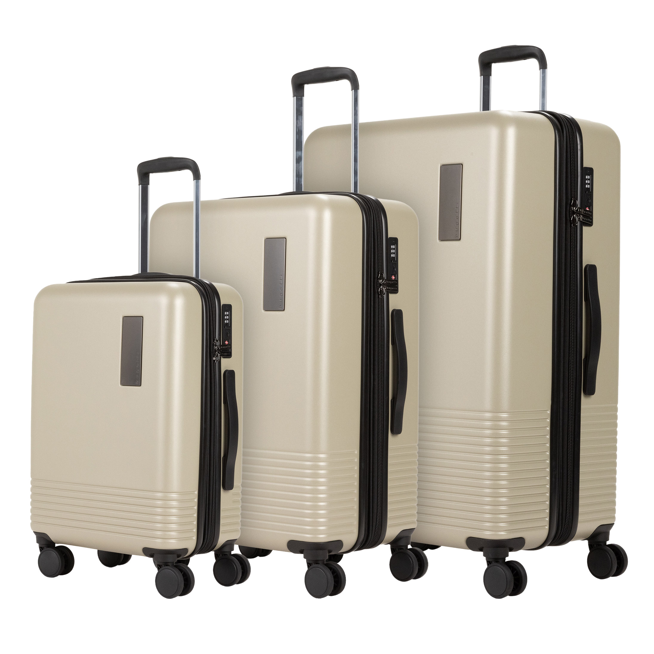 Bugatti - Westmount 3-piece Hardside Expandable Spinner Luggage Set