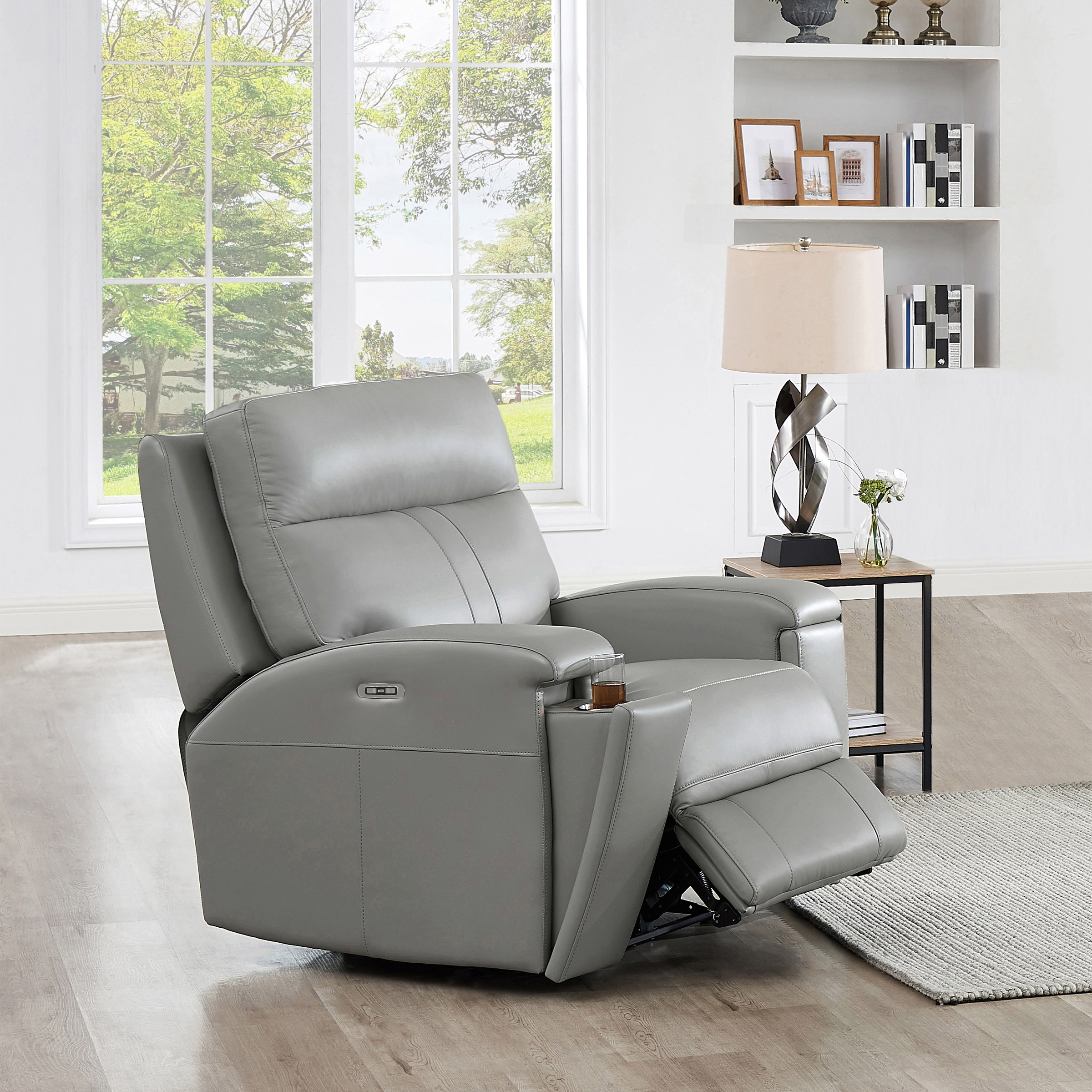Prospera Home Frasier Top Grain Leather Power Reclining Chair