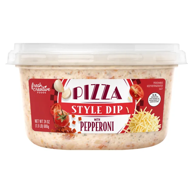 FRESH CREATIVE PIZZA STYLE DIP WITH PEPPERONI 24 OZ