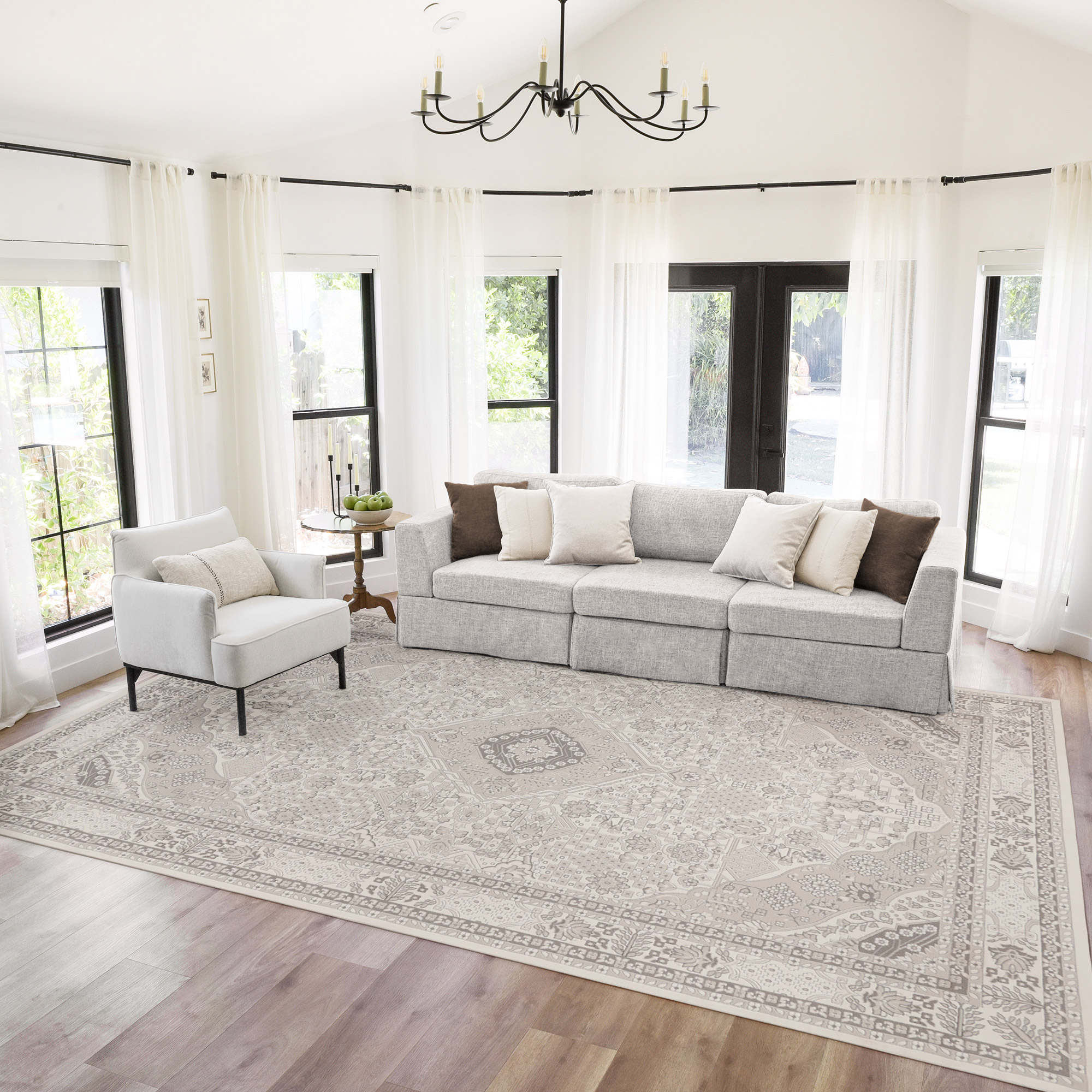 Helios Area Rug Collection  Parsons Gray