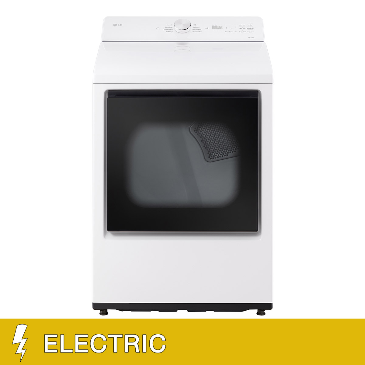 LG 7.3 cu. ft. Electric Rear Control Dryer with ThinQ Smart Features