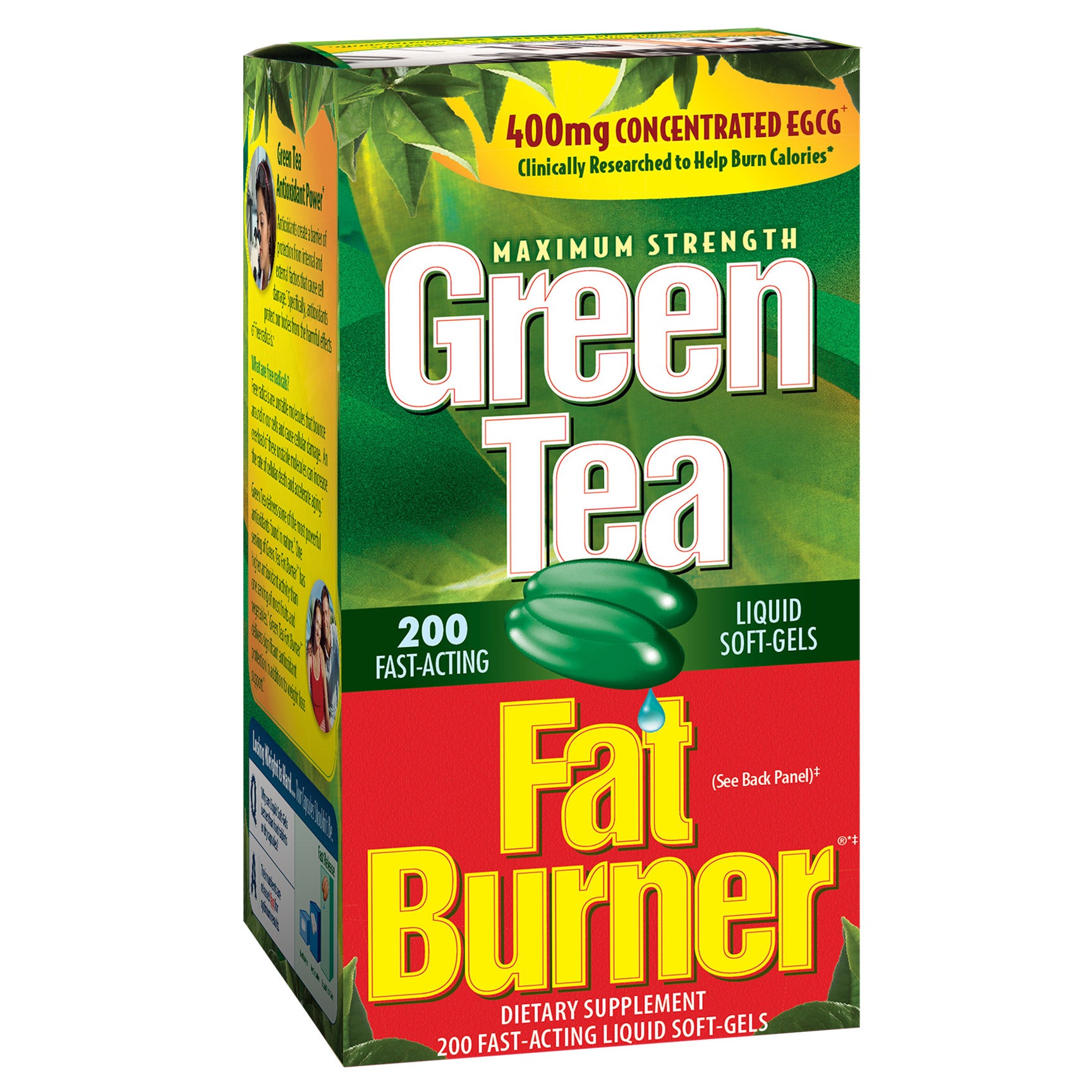 Green Tea Fat Burner, 200 Liquid Soft-Gels | Costco